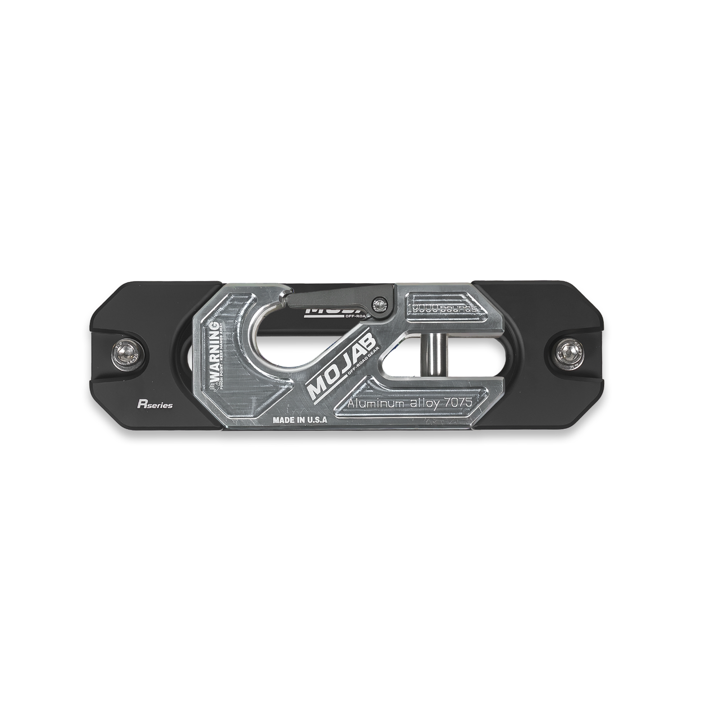 Aluminum Recessed Winch Shackle with Fairlead Kit, closed latch (LIFE TIME WARRANTY*)