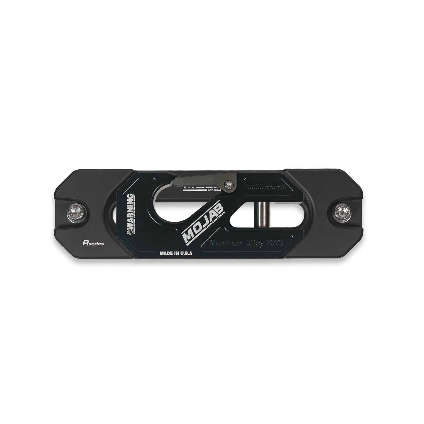 Aluminum Recessed Winch Shackle with Fairlead Kit, closed latch (LIFE TIME WARRANTY*)
